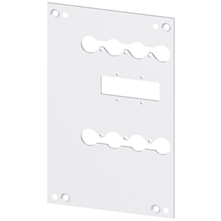 Rear interlock, mounting plate, accessory for: 3VA1 250
