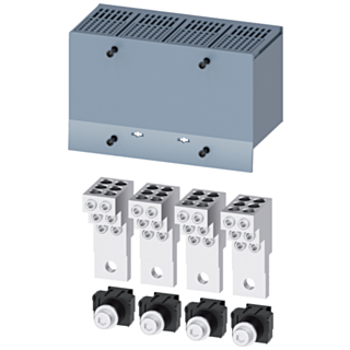 Circular conductor terminal, 6 cables, 4 units, accessory for: 3VA1 250