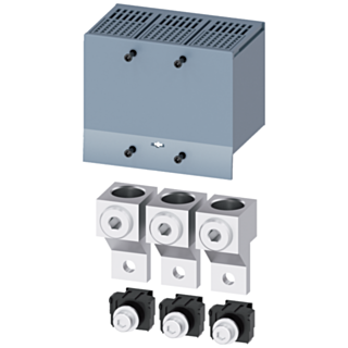 Circular conductor terminal large, 3 units, accessory for: 3VA1 250