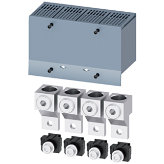 Circular conductor terminal large, 4 units, accessory for: 3VA1 250