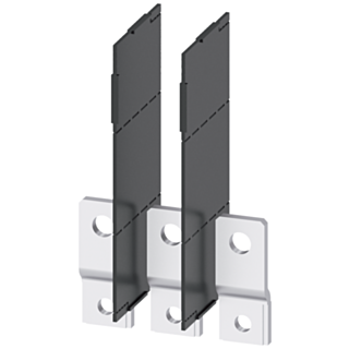 Front bus connectors extended, 3 units, accessory for: 3VA1 250