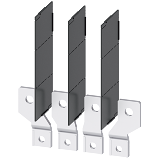 Front bus connectors broadened, 4 units, accessory for: 3VA1 250