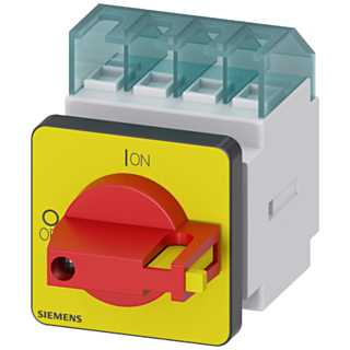 SENTRON, 3LD switch disconnector, EMERGENCY OFF switch, 3-pole, Iu: 16 A