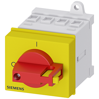 SENTRON, 3LD switch disconnector, EMERGENCY OFF switch, 3-pole, Iu: 16 A