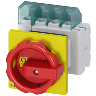 SENTRON, 3LD switch disconnector, EMERGENCY OFF switch, 4-pole, Iu: 25 A