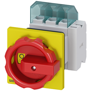 SENTRON, 3LD switch disconnector, EMERGENCY OFF switch, 3-pole, Iu: 25 A