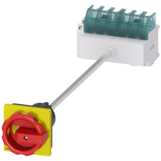 SENTRON, 3LD switch disconnector, EMERGENCY OFF switch, 6-pole, Iu: 25 A