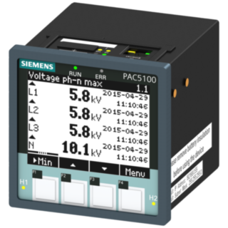 SENTRON, measuring device, 7KM PAC5100, LCD, L-L: 690 V, L-N: 400 V, 10 A, 3-...