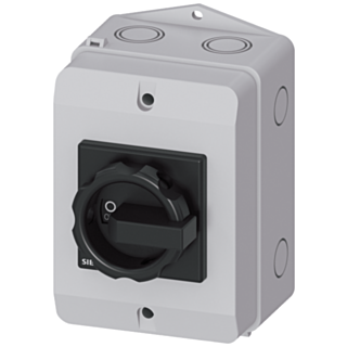 SENTRON, Switch disconnector 3LD, main switch, 3-pole, Iu: 16 A, Operating power / at AC-23 A at 400 V: 7.5 kW, molded-plastic encapsulation for in...