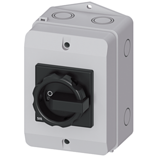 SENTRON, Switch disconnector 3LD, main switch, 3-pole, Iu: 16 A, Operating power / at AC-23 A at 400 V: 7.5 kW, molded-plastic encapsulation for in...