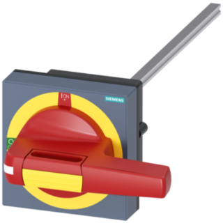 Door-coupling rotary operating mechanism EMERGENCY OFF, with tolerance compensation, size 100 x 100