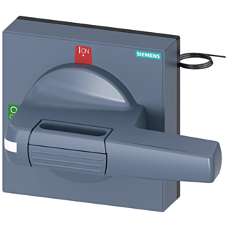 Handle with masking plate standard with lighting, size 100x 100, for shaft 8x 8