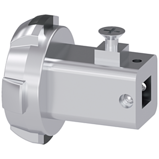 Door coupling size 8x 8 mm, large head, accessory for: door-coupling rotary operating mechanism, shaft