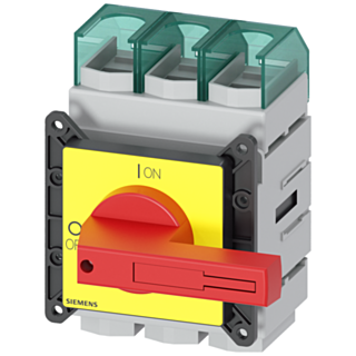 SENTRON, 3LD switch disconnector, EMERGENCY OFF switch, 3-pole, Iu: 160 A