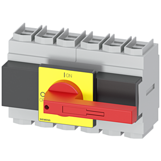 SENTRON, 3LD switch disconnector, EMERGENCY OFF switch, 6-pole, Iu: 160 A
