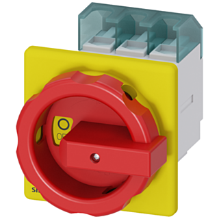 SENTRON, 3LD switch disconnector, EMERGENCY OFF switch, 3-pole, Iu: 63 A