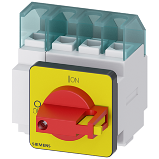 SENTRON, 3LD switch disconnector, EMERGENCY OFF switch, 4-pole, Iu: 25 A