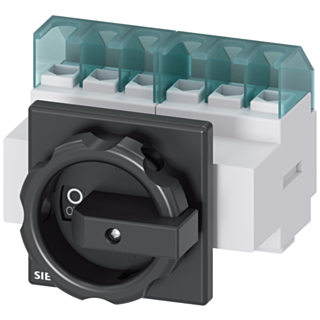 SENTRON, 3LD switch disconnector, main control switch, 6-pole, Iu: 25 A