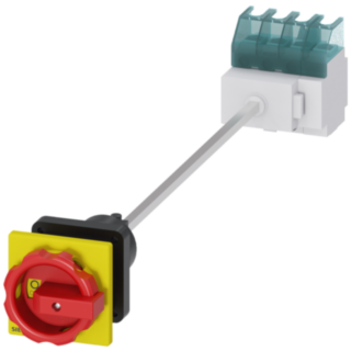 SENTRON, 3LD switch disconnector, EMERGENCY OFF switch, 4-pole, Iu: 32 A