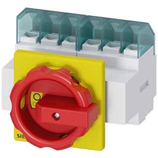 SENTRON, 3LD switch disconnector, EMERGENCY OFF switch, 6-pole, Iu: 32 A