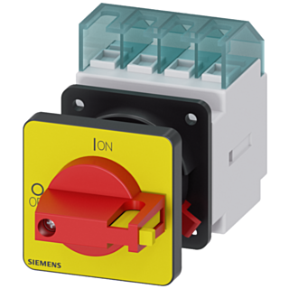 SENTRON, 3LD switch disconnector, EMERGENCY OFF switch, 3-pole, Iu: 16 A