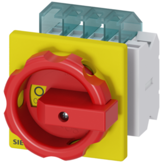 SENTRON, 3LD switch disconnector, EMERGENCY OFF switch, 3-pole, Iu: 16 A