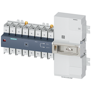 SENTRON, ATE, 3KC transfer switching equipment, automatic, ATSE, 4-pole, Iu: 125 A