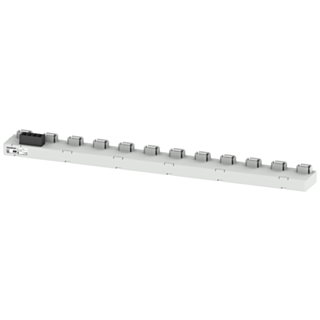 Bar for 12 sensors to click on sensors, communication of sensor values to data manager