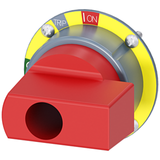 supplementary handle for door mounted rotary operator emergency-stop accessory for: 3VA5 125