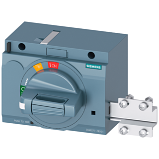 front mounted rotary operator standard IP30 NEMA type 1,.. with door interlock and door open position accessory for: 3VA6 150/250 3VA5 250