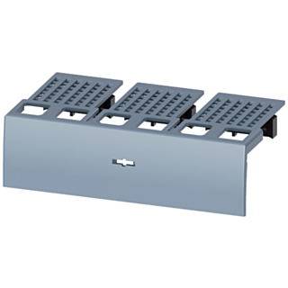 terminal cover 3-pole 1 unit accessory for: 3VA6 150/250 3VA5 250 plug-in/draw-out socket 3VA6 150/250
