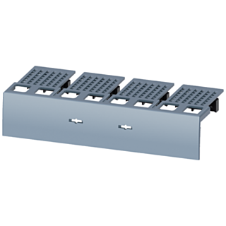 terminal cover 4-pole 1 unit accessory for: 3VA6 150/250 3VA5 250 plug-in/draw-out socket 3VA6 150/250