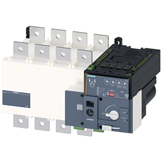 SENTRON, ATE, 3KC transfer switching equipment, automatic, ATSE, 4-pole, Iu: 630 A