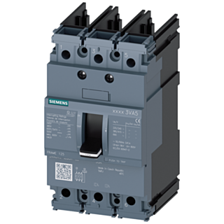 circuit breaker 3VA5 UL frame 125 breaking capacity class M 35kA @ 480