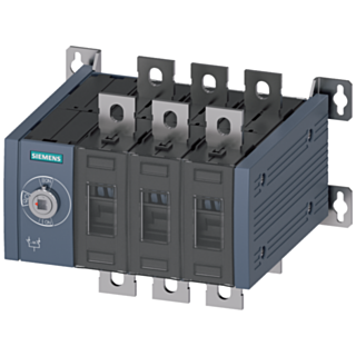 SENTRON, 3KC transfer switching equipment, manually operated, MTSE, size: 3, 3-pole, Iu: 200 A