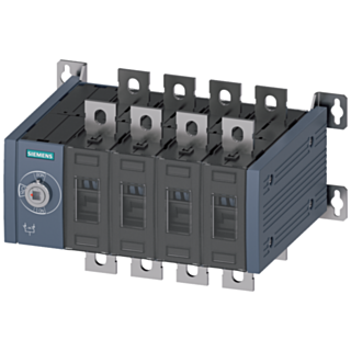 SENTRON, 3KC transfer switching equipment, manually operated, MTSE, size: 3, 4-pole, Iu: 315 A