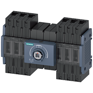 SENTRON, 3KC transfer switching equipment, manually operated, MTSE, size: 1, 3-pole, Iu: 16 A