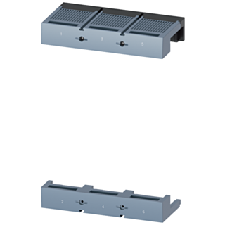 Terminal cover short, 3-pole, 1 unit, accessory for: 3VA15/25 1000