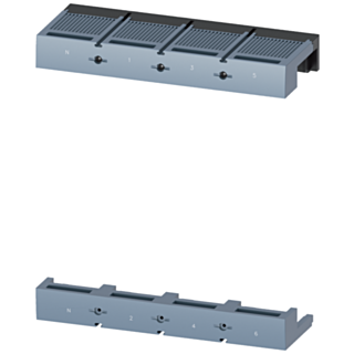 Terminal cover short, 4-pole, 1 unit, accessory for: 3VA15/25 1000