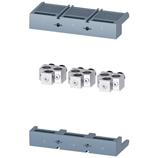 Circular conductor terminal, 3 cables, 3 units, accessory for: 3VA15/25 1000