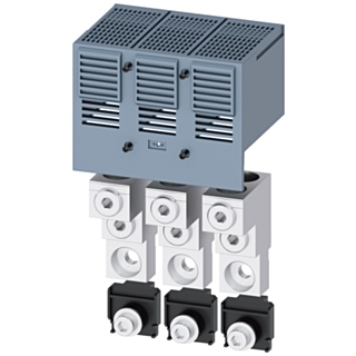 Wire connector TA2.4 2 x 2/0…600 kcmil for 2 cables 3 units accessories for: 3VA5/6 400/600