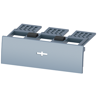 Terminal cover, 3-pole, 1 unit, accessories for: 3VA4/5 125