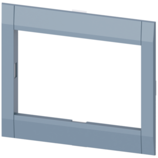 cover frame 104.6x 70.7mm (WxH) accessory for: circuit breaker 3-pole without ETU access 3VA6 150/250 and 3VA5 250 front mounted rotary operator 3V...