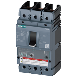 circuit breaker 3VA6 UL frame 150 breaking capacity class M 35kA @ 480V 3-pole, line protection ETU320, LI, In=40A overload protection Ir=16A...40A...