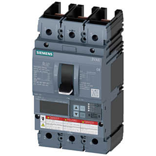 Circuit breaker 3VA6 UL frame 250 breaking capacity class M 35kA @ 480V 3-pole, Line protection ETU820, LI, In=250A overload protection, 100% rated...