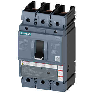 Circuit breaker 3VA5 UL frame 250 breaking capacity class H 65 kA @ 480 V 3-pole