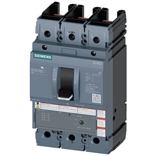 Circuit breaker 3VA5 UL frame 250 3-pole, starter protection TM120M, AM, In=150 A