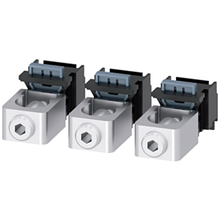 Circular conductor terminal, 3 units, accessory for: 3VA4/5 125