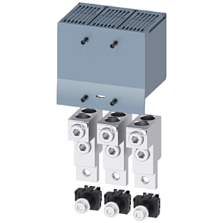 Wire connector TA2.3 2 x 4 AWG…300 kcmil for 2 cables with control wire voltage tap-off 3 units accessories for: 3VA5 250