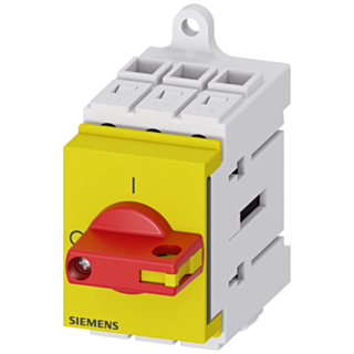 Switch disconnector 3LD3, Iu 16 A main control switch 3-pole